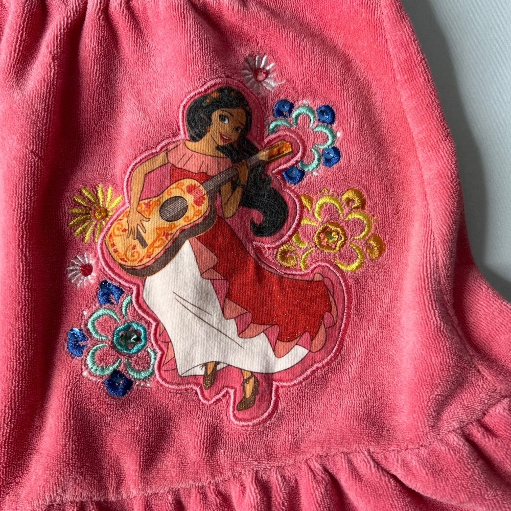 Disney Princess Elena of Avalor Swimsuit Coverup Girls Size 7/8 - Picture 2 of 8